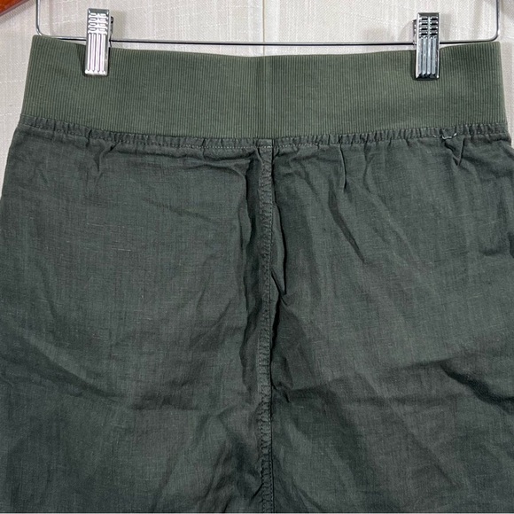 Athleta Seline Olive Green Linen Skirt Size 2 - Picture 7 of 11